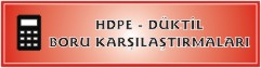  HDPE - DÜKTİL BORU KARŞILAŞTIRMALARI